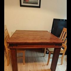 Table and 2 chairs
