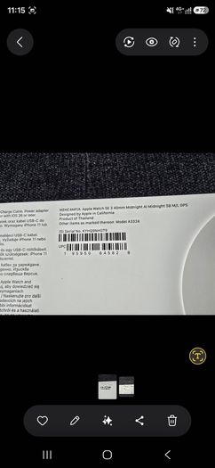Apple Watch SE3 GPS- Brand new, Unopened