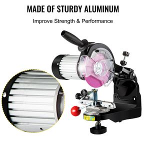 230W Saw Chain Grinder 3000RPM Electric Aluminum Bench Chainsaw Grinder Sharpener Portable Adjustable Angle Tool Polisher