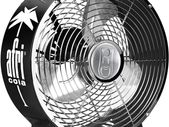 Afri Cola Fan I Retro Design I Table Fan I 26 cm Diameter I for Home Office, Desk, Balcony