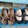 2 pairs of old childrens shoes Image 3