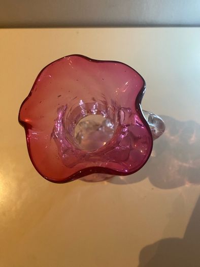 Victorian Cranberry glass jug