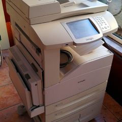 Lexmark X850e fast office printer/photocopier. (Working but needs new screen)