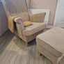 Armchair with Footstool Image 2