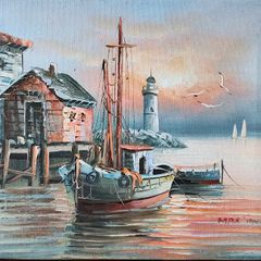 Original painting 20x25 cm oil on canvas unframed