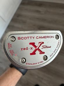 Scotty Cameron Red X Putter - Stainless Steel