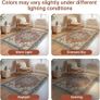Machine Washable Rugs Living Room, 160x230cm, Vintage Rug, Boho Area Rugs, Non-Slip Carpet, Low Pile, Non-Shedding, Traditional Oriental Printed Design, Dining Room, Home Office, Bedroom Image 4