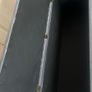 Titlu: Grey Velvet Storage Ottoman / Storage Bench - Excellent Condition Image 3
