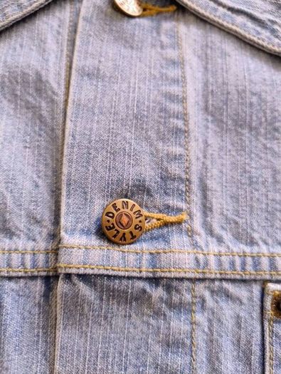 Mens denim cotton jacket size 3XL in very good condition see last three photos for exact measurements FREE STANDARD POSTAGE INCLUDED