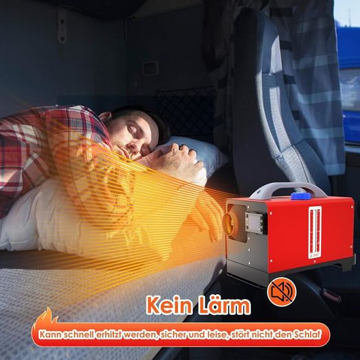 12 V 8 kW Diesel Heater, Remote, LCD