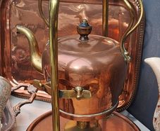 Art Nouveau Copper Tray