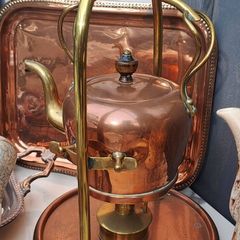 Art Nouveau Copper Tray