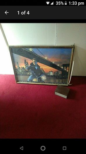 Vintage Light Up Picture