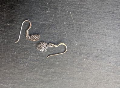 Silver earrings