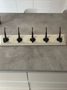 Ikea rack with 5 hooks