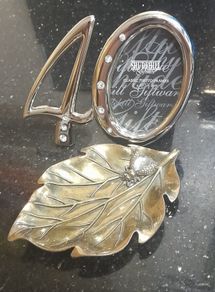 40th Birthday Frame & trinket dish