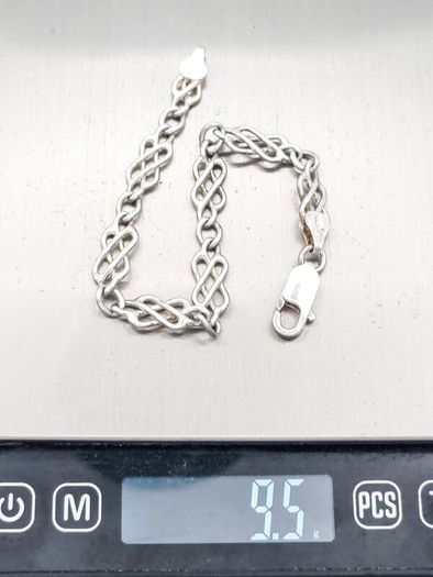 Signed Italian Sterling Silver Bracelet