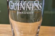 Guinness draught pint glasses