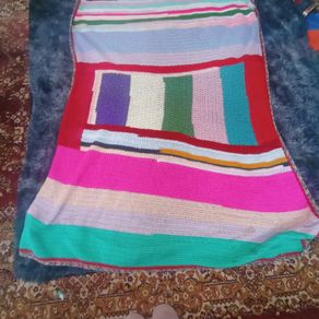 Large crochet blanket