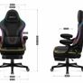 Huzaro Force 4.6 Black Mesh Rgb Smart Gaming Chair Image 4