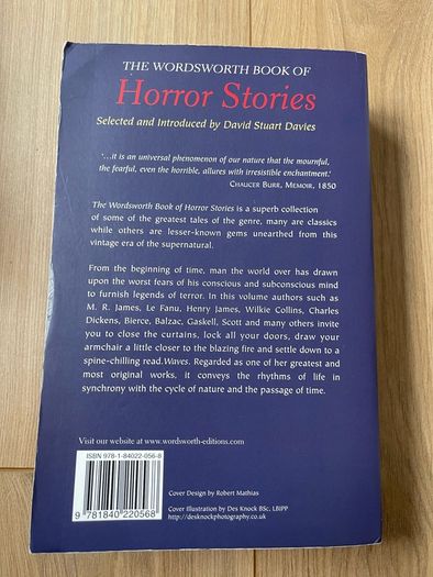 Wordsworth Book of Horror Stories