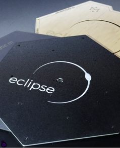 Hexmat Eclipse Turntable Isolator Platter Mat Black NEW