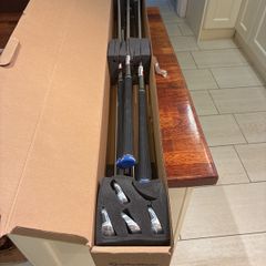 Taylormade Qi Irons 5 to SW regular flex still in the box 9 iron and 5 iron hit once wrappers still on irons