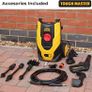Corded Electric Power Turbo Nozzle TOUGH MASTER Yellow & Black Pressure Washer 110 Bar for Patio, Car, Garden Maintenance Cleaner Washer (FREE SHIPPING) Image 4