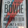 David Bowie Ziggy Stardust Hammersmith Odeon London 1973 reproduction poster framed 18 inches x 14 inches in excellent condition with no issues Image 3