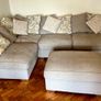 Corner Sofa | Footstool | Pillow Back Image 6