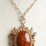 Beautiful Vintage Pendant or Brooch with a chain Image 6