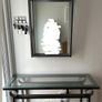 Metal mirror and matching table Image 2