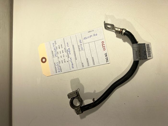 Bmw 3 Series E46 2000 - 2006 Battery Negative Earth Cable 8374991 A3l2b414g