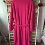 dressing gown robe cerise teddy fleece Bnwt medium Image 5