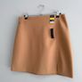 New Dunnes Stores Camel A-Line Mini Skirt Image 3
