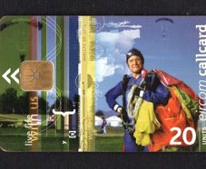 1999 Ireland 20 Unit Live life with us definitive Callcard (ODS) Call Card Used