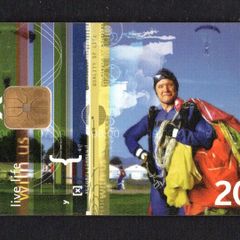 1999 Ireland 20 Unit Live life with us definitive Callcard (ODS) Call Card Used