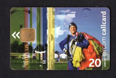 1999 Ireland 20 Unit Live life with us definitive Callcard (ODS) Call Card Used