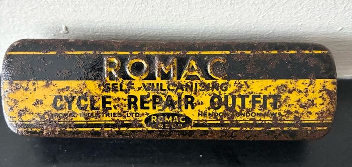 Vintage Romac Cycle Repair Tin
