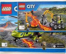 Lego City  Volcano Supply Helicopter 60123
