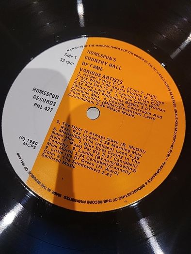 Homespun Country Hall of Fame Vinyl LP