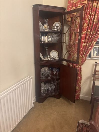 Mahogany Corner Cabinet