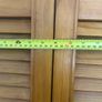 Solid timber louvre wardrobe doors Image 5
