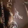 ICED EARTH: Dystopia World Tour poster from 2011 - Excellent Condition(AUTOGRAPHED) Image 2