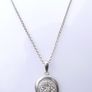 Vintage Celtic Knot Pendant and Necklace length 20" - 5,70g Image 4