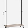 New Heavy Duty Clothes Rack Garment (Greige) FREE P&P Image 2
