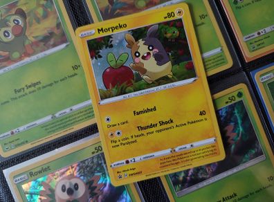 Morpeko ! Promo ! Holo ! Sword and Shield Era ! 2020 ! Pokemon Card !