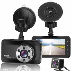 Dash Cam Front and Rear 1080P Full HD Dual Dash Camera In Car Camera Dashboard Camera Dashcam for Cars 170 Wide Angle HDR with 3.0" LCD Display