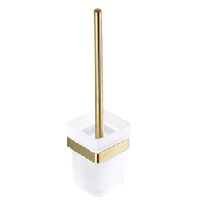 Brand New WOMAO Toilet Brush Gold Stainless Steel Wall Mounted Toilet Brush.