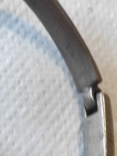 Vintage AJ sterling silver bangle